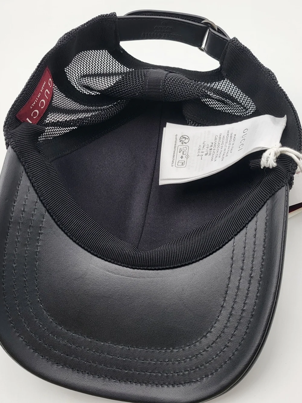 GUCCI GG Supreme Monogram Baseball Hat S Black, Authentic, NWT.!!!